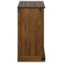 Aparador HALDEN con puerta corredera 80x40x80 cm madera maciza de , Aparadores - Ref: Foro24-4018421, Precio: 218,28 €, Descu...