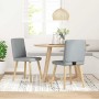 Sillas de comedor giratorias 2 unidades tela gris claro de , Sillas de comedor - Ref: Foro24-4101121, Precio: 103,64 €, Descu...