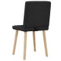 Sillas de comedor 2 unidades tela negro de , Sillas de comedor - Ref: Foro24-4101123, Precio: 104,06 €, Descuento: %