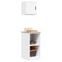Armarios 2 uds para garaje madera de ingeniería blanco de , Armarios industriales - Ref: Foro24-3328269, Precio: 82,79 €, Des...