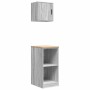 Armarios 2 uds para garaje madera ingeniería gris sonoma de , Armarios industriales - Ref: Foro24-3328274, Precio: 82,04 €, D...