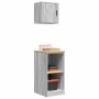 Armarios 2 uds para garaje madera ingeniería gris sonoma de , Armarios industriales - Ref: Foro24-3328274, Precio: 82,04 €, D...