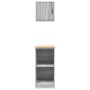 Armarios 2 uds para garaje madera ingeniería gris sonoma de , Armarios industriales - Ref: Foro24-3328274, Precio: 82,04 €, D...