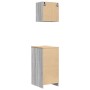 Armarios 2 uds para garaje madera ingeniería gris sonoma de , Armarios industriales - Ref: Foro24-3328274, Precio: 82,04 €, D...