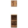 Armarios 2 uds para garaje madera ingeniería antigua madera de , Armarios industriales - Ref: Foro24-3328276, Precio: 81,87 €...