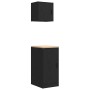 Armarios 2 uds para garaje madera de ingeniería negro de , Armarios industriales - Ref: Foro24-3328297, Precio: 95,97 €, Desc...