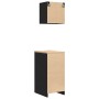 Armarios 2 uds para garaje madera de ingeniería negro de , Armarios industriales - Ref: Foro24-3328297, Precio: 95,97 €, Desc...