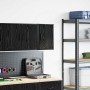 Armario de pared para garaje madera de ingeniería negra de , Armarios industriales - Ref: Foro24-860609, Precio: 29,94 €, Des...