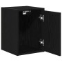 Armario de pared para garaje madera de ingeniería negra de , Armarios industriales - Ref: Foro24-860609, Precio: 29,94 €, Des...