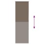 Estor Enrollable Opaco Color Café 55x150 cm Tela Ancho 50,7cm de , Persianas y estores - Ref: Foro24-4010989, Precio: 15,23 €...