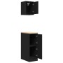 Armarios 2 uds para garaje madera de ingeniería negro de , Armarios industriales - Ref: Foro24-3328288, Precio: 77,34 €, Desc...