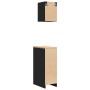 Armarios 2 uds para garaje madera de ingeniería negro de , Armarios industriales - Ref: Foro24-3328288, Precio: 77,34 €, Desc...