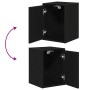 Armarios 2 uds para garaje madera de ingeniería negro de , Armarios industriales - Ref: Foro24-3328288, Precio: 77,34 €, Desc...