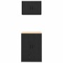 Armarios 2 uds para garaje madera de ingeniería negro de , Armarios industriales - Ref: Foro24-3328306, Precio: 161,14 €, Des...