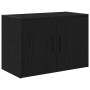 Armarios 2 uds para garaje madera de ingeniería negro de , Armarios industriales - Ref: Foro24-3328306, Precio: 161,14 €, Des...