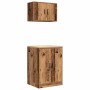 Armarios 2 uds para garaje madera ingeniería antigua madera de , Armarios industriales - Ref: Foro24-3328312, Precio: 119,60 ...