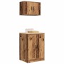 Armarios 2 uds para garaje madera ingeniería antigua madera de , Armarios industriales - Ref: Foro24-3328312, Precio: 119,60 ...