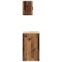 Armarios 2 uds para garaje madera ingeniería antigua madera de , Armarios industriales - Ref: Foro24-3328312, Precio: 119,60 ...