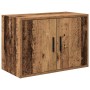 Armarios 2 uds para garaje madera ingeniería antigua madera de , Armarios industriales - Ref: Foro24-3328312, Precio: 119,60 ...