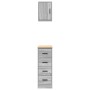 Armarios 2 uds para garaje madera ingeniería gris sonoma de , Armarios industriales - Ref: Foro24-3328319, Precio: 102,14 €, ...