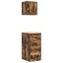 Armarios 2 uds para garaje madera ingeniería roble ahumado de , Armarios industriales - Ref: Foro24-3328327, Precio: 103,14 €...