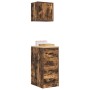 Armarios 2 uds para garaje madera ingeniería roble ahumado de , Armarios industriales - Ref: Foro24-3328327, Precio: 103,14 €...