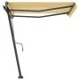 Toldo de pie retráctil manual amarillo y blanco 350x250 cm de vidaXL, Toldos - Ref: Foro24-3069718, Precio: 354,66 €, Descuen...