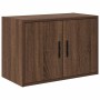 Armarios 2 uds para garaje madera ingeniería marrón roble de , Armarios industriales - Ref: Foro24-3328338, Precio: 133,35 €,...