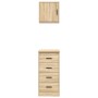 Armarios 2 uds para garaje madera de ingeniería roble sonoma de , Armarios industriales - Ref: Foro24-3328325, Precio: 114,65...