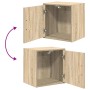 Armarios 2 uds para garaje madera de ingeniería roble sonoma de , Armarios industriales - Ref: Foro24-3328325, Precio: 114,65...