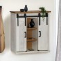 Armario colgante HALDEN 2 puerta correderas 75x22,5x70cm blanco de , Armarios de cocina - Ref: Foro24-4018442, Precio: 148,81...