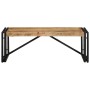 Mesa de centro de madera maciza de mango rugosa 100x50x35 cm de , Mesas de centro - Ref: Foro24-4016673, Precio: 98,80 €, Des...