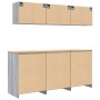 Garage Cabinets 6 pcs Grey Sonoma Engineered Wood de , Armarios industriales - Ref: Foro24-3328346, Precio: 417,99 €, Descuen...