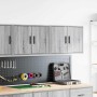 Armarios de pared 2 uds para garaje madera gris sonoma de , Armarios industriales - Ref: Foro24-860654, Precio: 77,83 €, Desc...