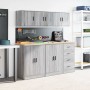 Armarios de pared 2 uds para garaje madera gris sonoma de , Armarios industriales - Ref: Foro24-860654, Precio: 77,83 €, Desc...