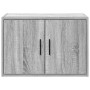 Armarios de pared 2 uds para garaje madera gris sonoma de , Armarios industriales - Ref: Foro24-860654, Precio: 77,83 €, Desc...
