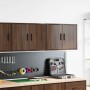Armarios de pared 2 uds para garaje madera marrón roble de , Armarios industriales - Ref: Foro24-860656, Precio: 72,02 €, Des...