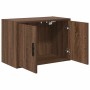 Armarios de pared 2 uds para garaje madera marrón roble de , Armarios industriales - Ref: Foro24-860656, Precio: 72,02 €, Des...