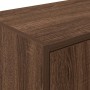 Armarios de pared 2 uds para garaje madera marrón roble de , Armarios industriales - Ref: Foro24-860656, Precio: 72,02 €, Des...
