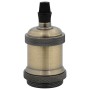 Portalámparas 2 uds bronce E27 de , Accesorios de iluminación - Ref: Foro24-4106525, Precio: 15,21 €, Descuento: %