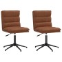 Sillas de comedor 2 unidades cuero sintético marrón de , Sillas de comedor - Ref: Foro24-3315406, Precio: 125,83 €, Descuento: %