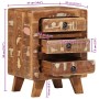 Mesita de noche 37x32x50 cm madera maciza reciclada de , Mesitas de noche - Ref: Foro24-4104517, Precio: 124,12 €, Descuento: %