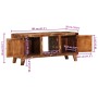 Mueble para la TV 105x46x32 madera maciza reciclada de , Almacenamiento para CD y DVD - Ref: Foro24-4104522, Precio: 208,64 €...