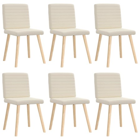 Sillas de comedor 6 unidades lino de , Sillas de comedor - Ref: Foro24-3315555, Precio: 308,97 €, Descuento: %