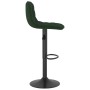 Taburetes de cocina 2 unidades terciopelo verde oscuro de , Taburetes de cocina - Ref: Foro24-333994, Precio: 129,26 €, Descu...
