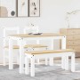 Juego de comedor Panama 4 pzas madera maciza de pino blanco de , muebles para cocinas y comedores - Ref: Foro24-3345169, Prec...