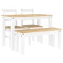 Juego de comedor Panama 4 pzas madera maciza de pino blanco de , muebles para cocinas y comedores - Ref: Foro24-3345169, Prec...