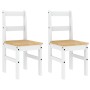 Juego de comedor Panama 4 pzas madera maciza de pino blanco de , muebles para cocinas y comedores - Ref: Foro24-3345169, Prec...