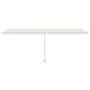 Toldo de pie retráctil manual crema 600x350 cm de vidaXL, Toldos - Ref: Foro24-3069677, Precio: 675,99 €, Descuento: %