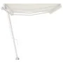 Toldo de pie retráctil manual crema 600x350 cm de vidaXL, Toldos - Ref: Foro24-3069677, Precio: 675,99 €, Descuento: %